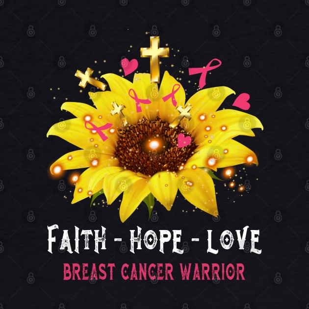 Faith Hope Love Breast Cancer Awareness Support Breast Cancer Warrior Gifts by ThePassion99